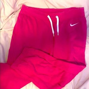 pink nike Capri pants